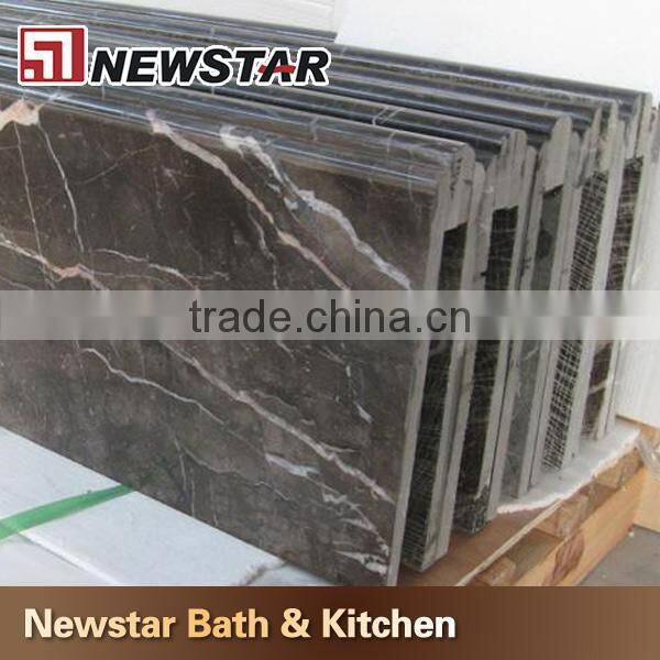 Chinese hot sales emperador dark marble kitchen top