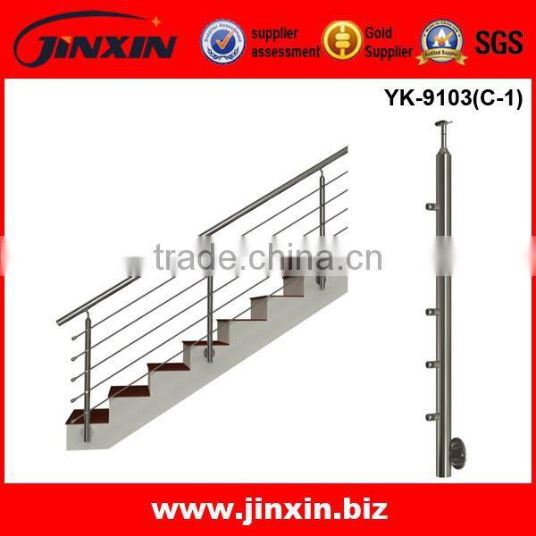 Stainless Steel Balcony System Baluster Post Railing