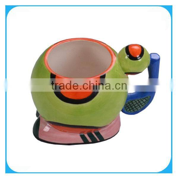 Ball shaped ceramic funny coffee cups