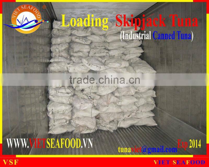 LOADING FROZEN SKIPJACK TUNA