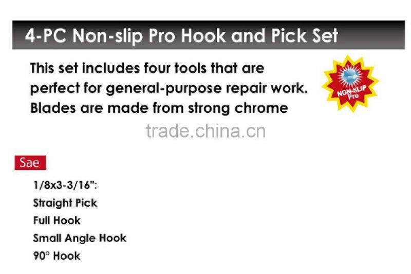 4PC Non-slip Pro Hook and Pick Screwdriver Set