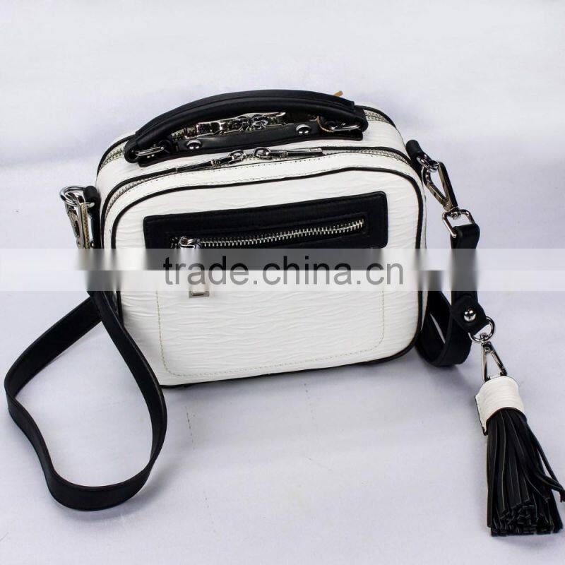 Ladies fashion American case-hardened handbag pu leather bag's for women