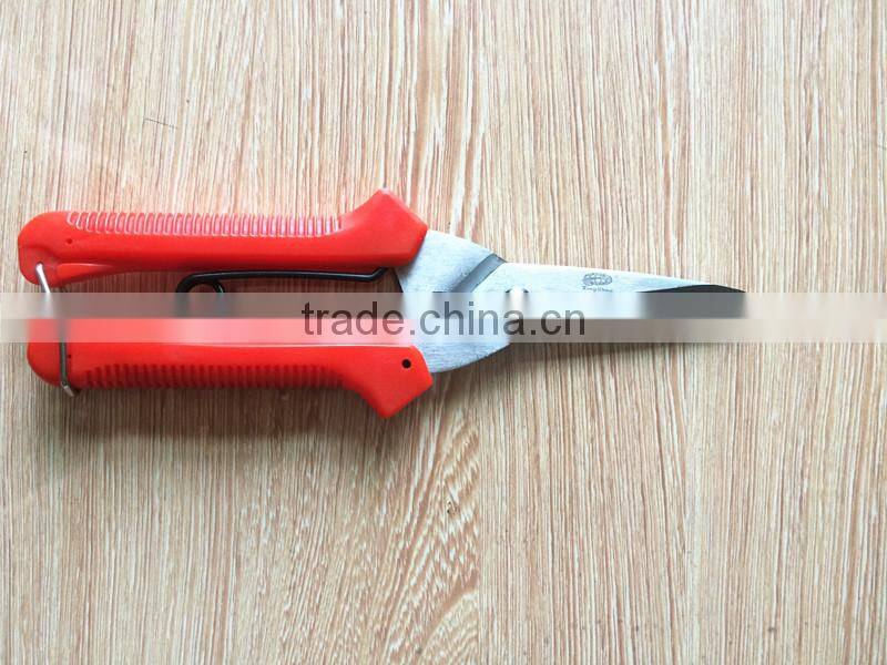 hand tool/pruner scissors/pruning shears trees/chromed fruit scissors