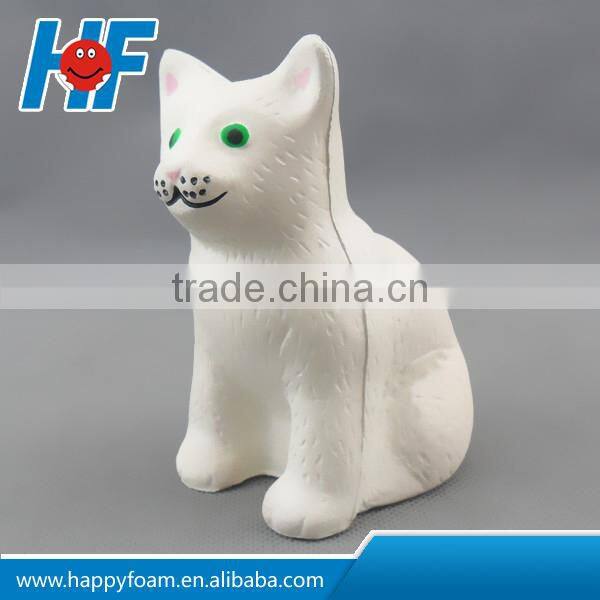 PU promotional cheap gifts cat stress toy