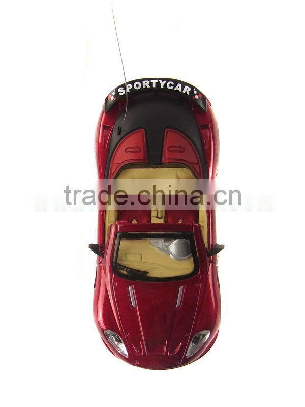 New product 1:43 Scale 4CH RC Alloy Car with steering wheel remote control car