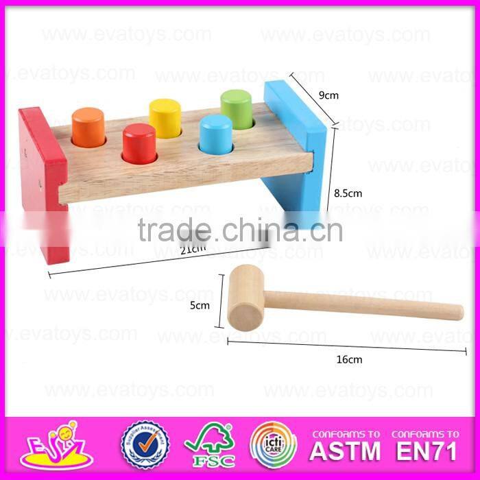 2016 top fashion baby wooden toy hammer W11G022