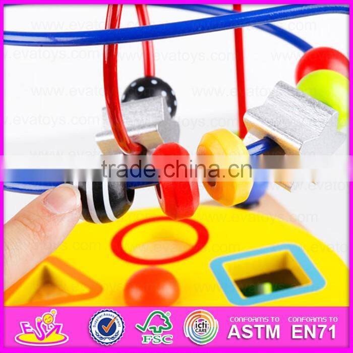 2016 hottest kids wooden beads toy,funny children wooden beads toy W11B090