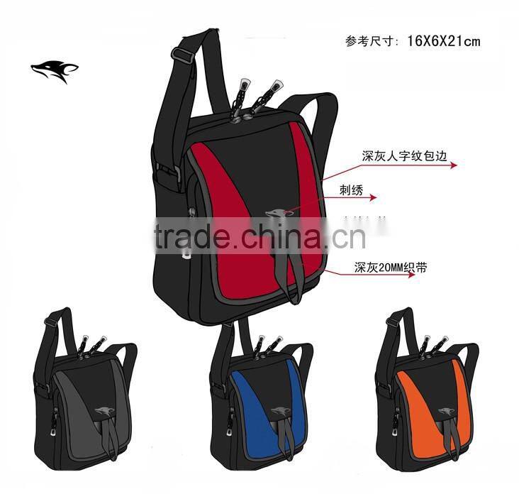Fashion and sport polyester messenger bag for men