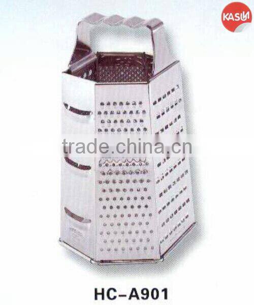 6 sides 9 inch grater ruber nonslip good grip multi purpose kitchen utensil