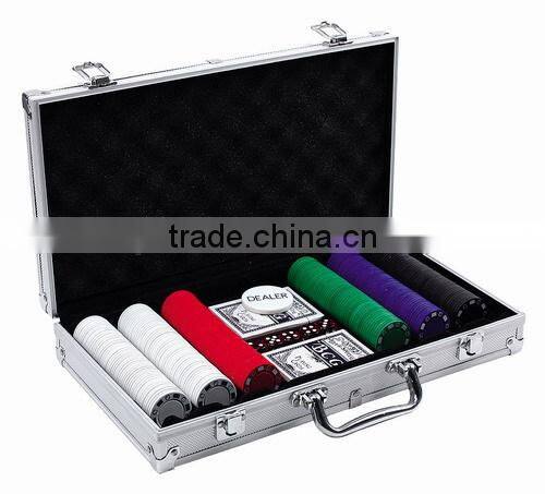 200pcs Poker chip set Laser Poker Set in Aluminum Case