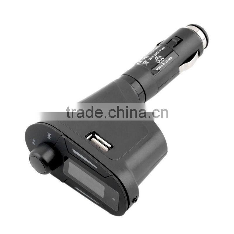 2016 hot MP3 Player Wireless FM Transmitter Modulator Car Kit&USB SD MMC LCD Remote