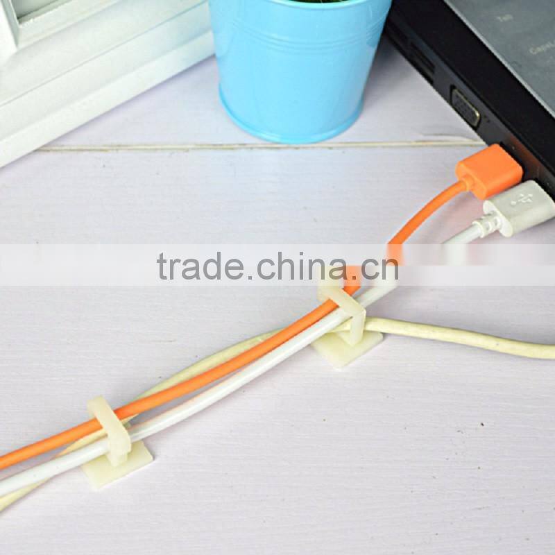 Table organizer adhesive tape Wire Cord Cable Drop Cord Clips