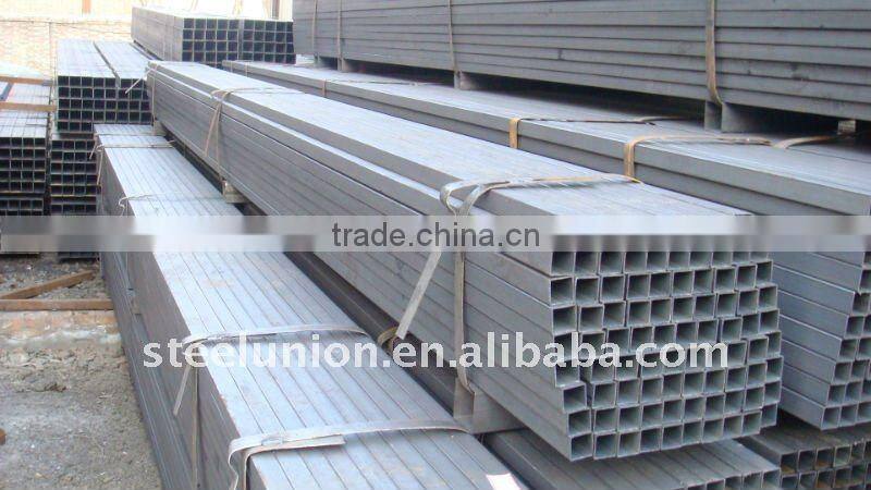 75x75 galvanized square steel pipe hollow section pipe from China factory