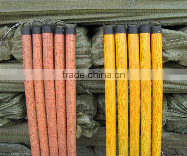 Wooden Mop Stick Handle PVC Coaed