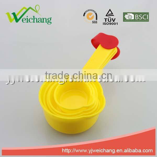 WCE6020 Kitchen Measuring Cups (red Set Of 4),plastic material