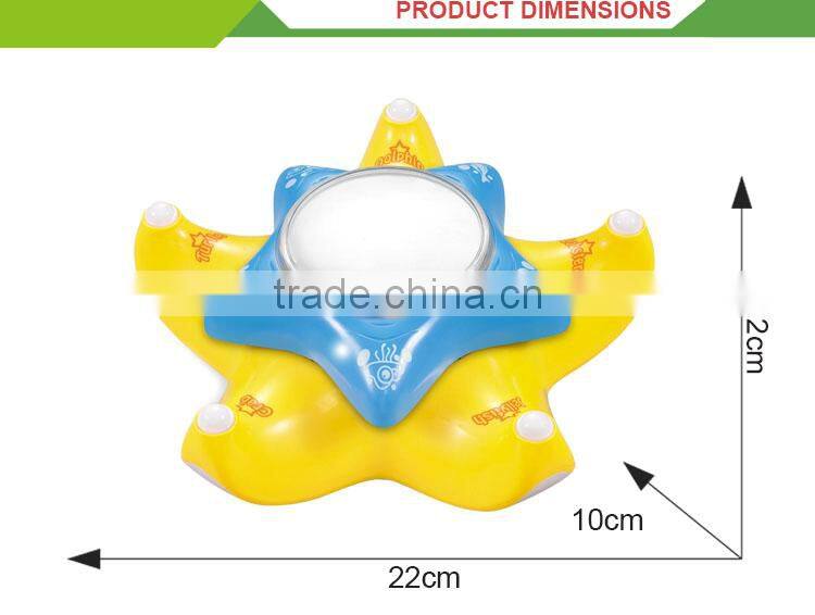 Funny set cartoon musical electric starfish lamaze baby toys