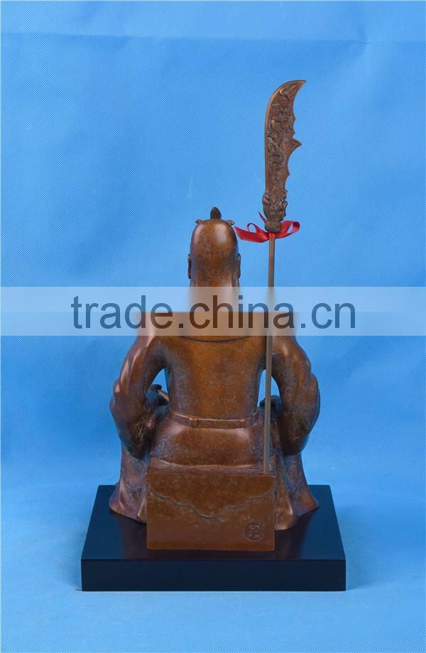 China style bronze artwork Kuan Di/Bronze Decoration/Kuan Di/Bronze sculpture