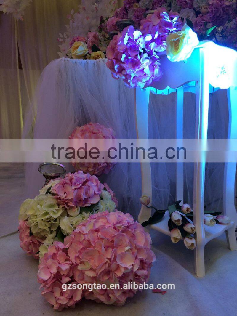 Songtao design Various Artificial Distributor Flower Pink & whiten Sakura Wedding Stage Decoration
