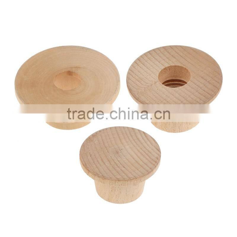 Korea style perfume wooden cap like a hat for aroma glass bottle