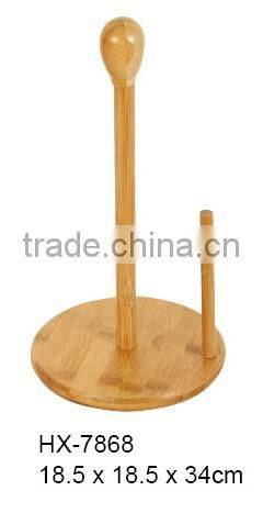 factory price simple bamboo tissue holder