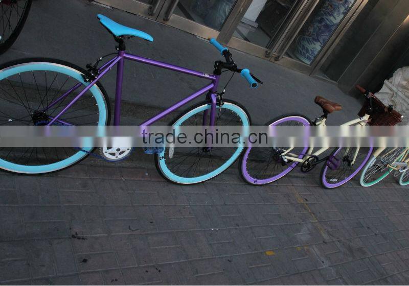 700C chromoly fixed gear bike