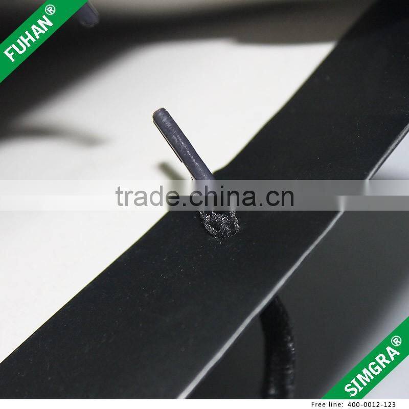 Factory Make Full Black Paper Shopping Bag With Gold logo.