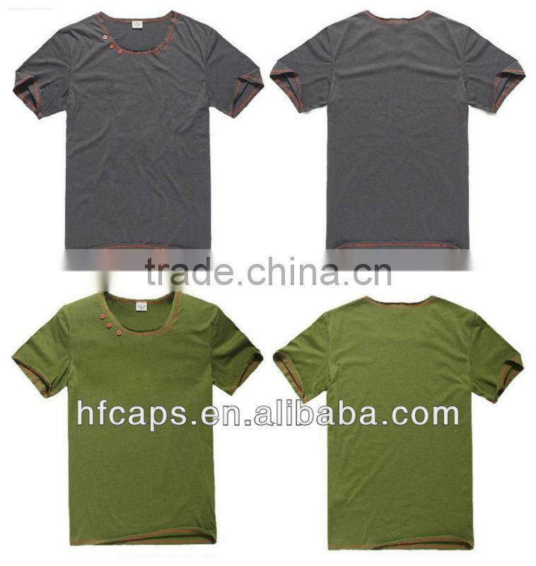 Wholesale soft cotton cheap plain T-shirt