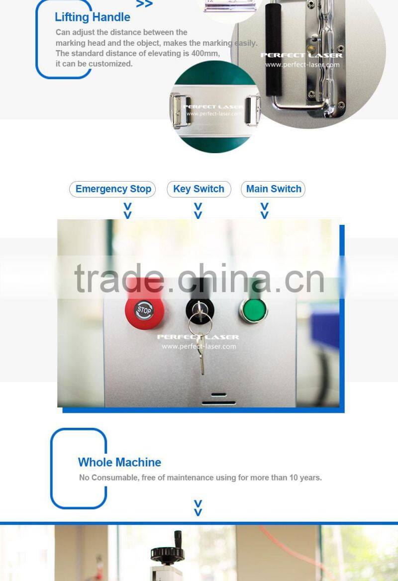 Floor Stand Typ fiber laser marker laser wire marking machine