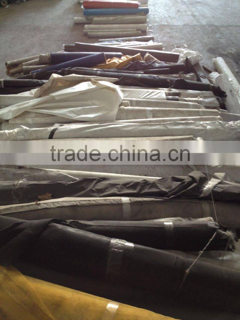 PVC Coated White Tarpaulin Fabric Stock lot For Tent and Truck Cover