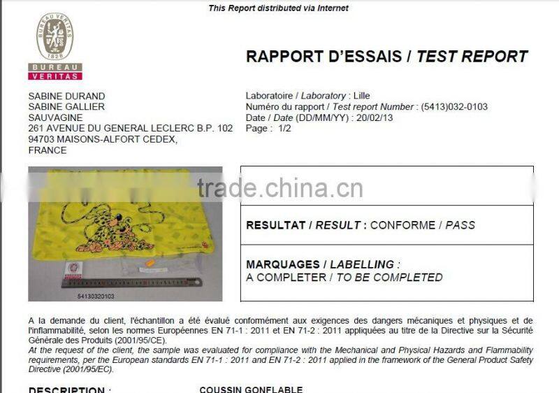 high quality PVC inflatable hand