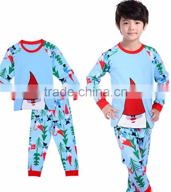 Cheap Wholesale Fashion Nightwear Cotton Kids Christmas Pajama sets