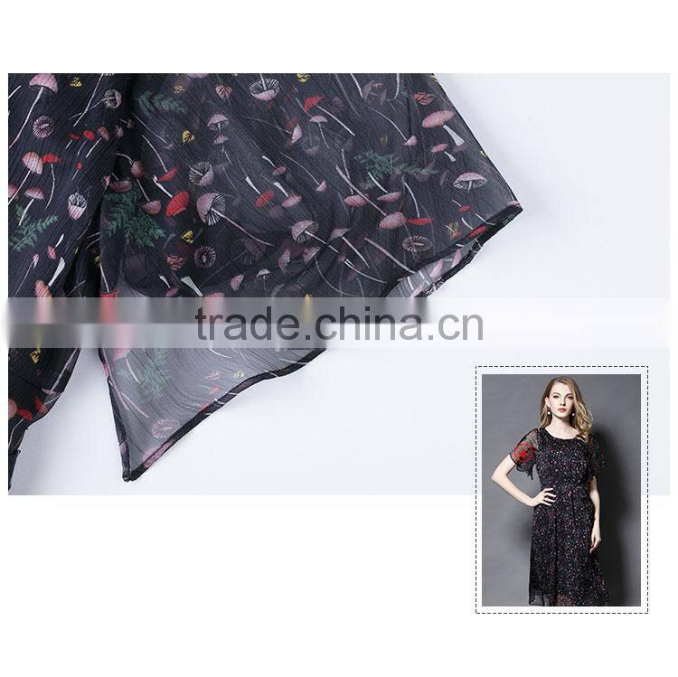 MAXNEGIO Long Summer Lady Dresses Elegant Design Fashion Chiffon Dress
