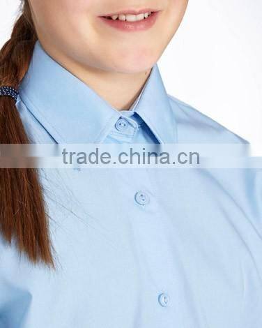 2017 100% cotton School Uniform Polo Shirts Design with picture