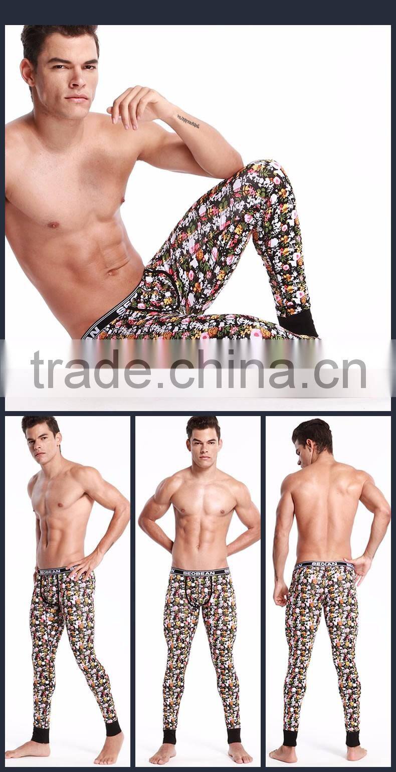 Cotton men's long johns thermal underwear comfortable soft mens long johns