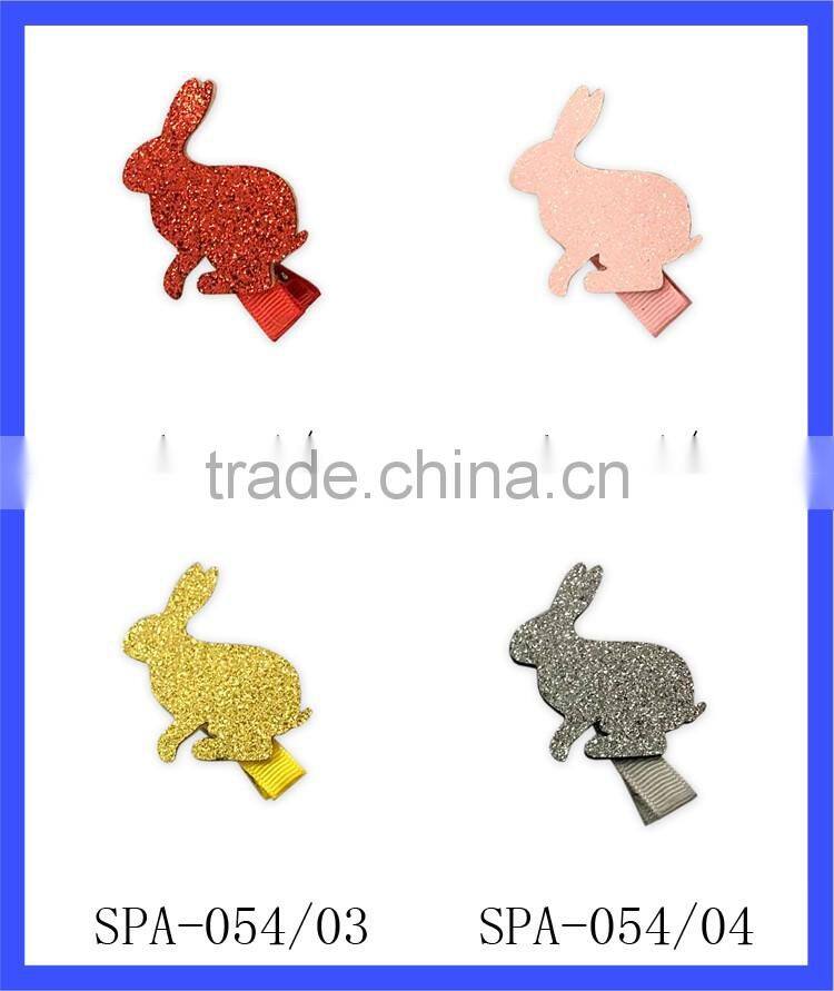 SPA052-5 Lovebaby Cute Baby Girls Cheap Pink Sequin Rabbit Kids Casual Wear Chips