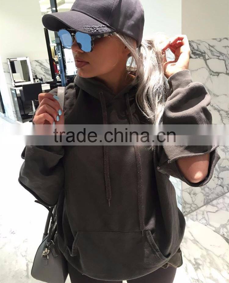 Custom Logo printing Elbow-cut Special Plain Sweat Shirt Crop top Neck Round Neck Personalised Sweatshirt