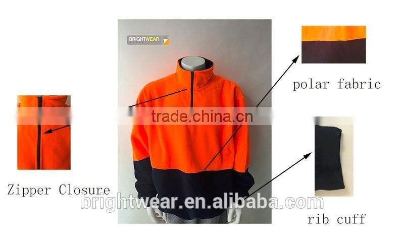 Two-color high visibility polar jacket meet AS/NZS 1906.4:2010