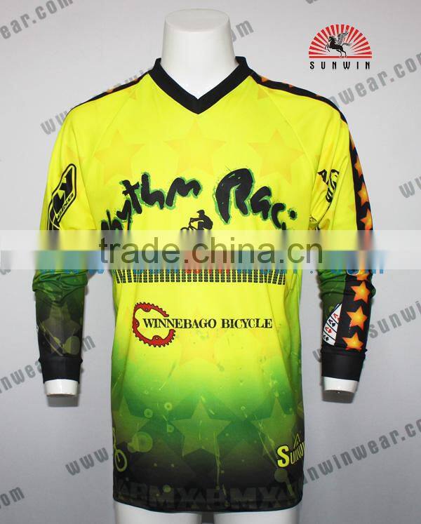 printed sublimation custom quicky dry bmx jerseys wholesale