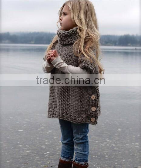New Fashion Design Inmporter Baby Girl Pullover Sweater