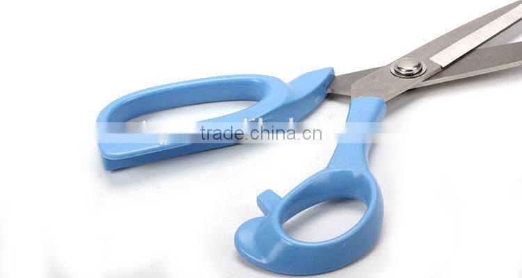 Best Quality Tailor Shears With Safety Cap Plastic Handle Sewing Scissors