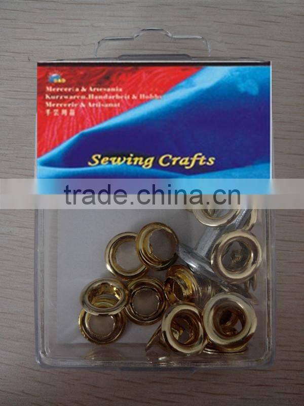 D&D golden metal eyelets and tool 15mm Eyelets with tool NO17329