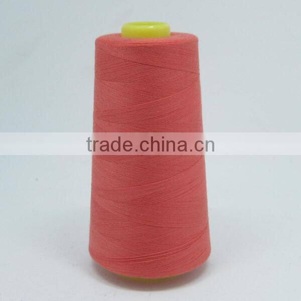 hot 100% spun polyester sewing thread yarn color