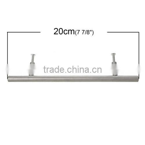 Silver Tone Jewelry Cabinet Cupboard Box Handle Drawer Pull 20cmx3.2cm