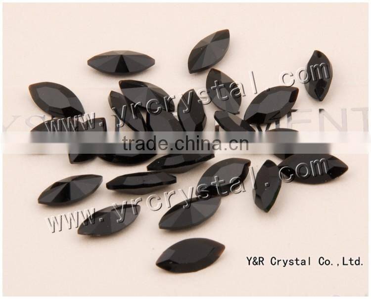 Jet crystal fancy stone crystal chaton