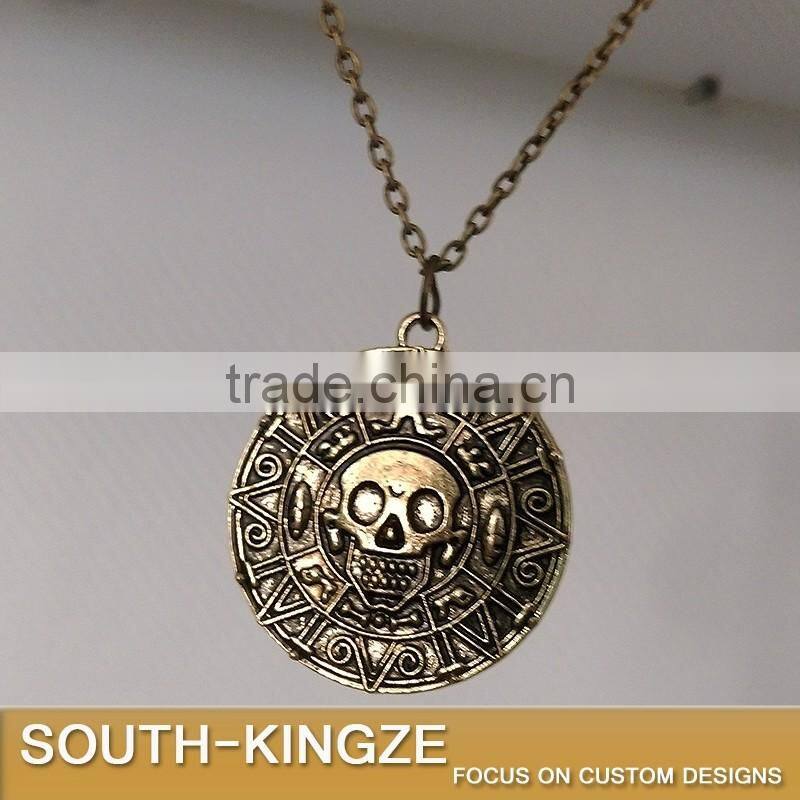 Carribean Film Preparation Pop Bronze Plated Jewelry Pendant