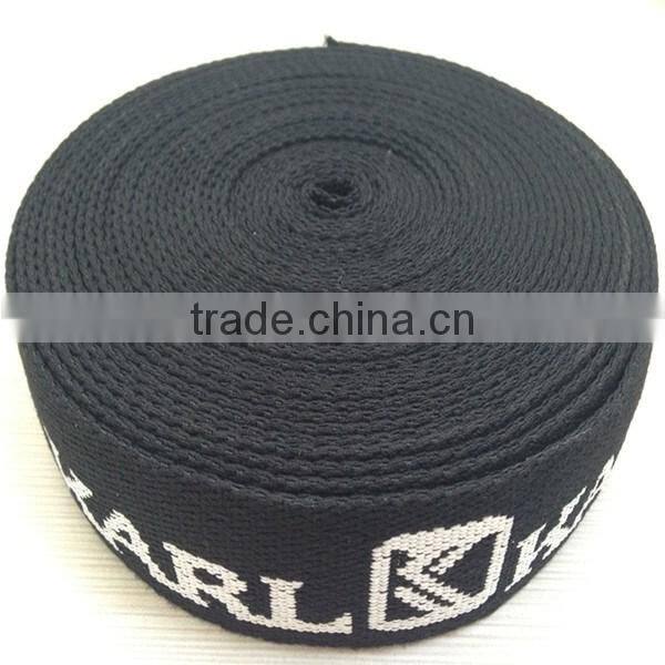 Jacquard woven cotton webbing belt