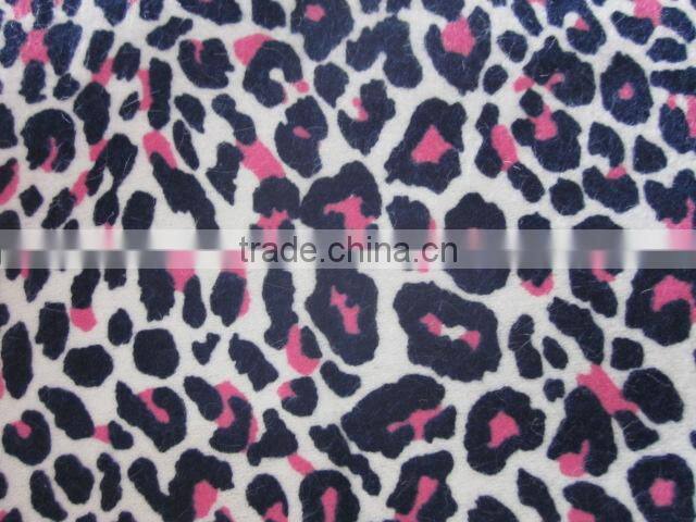 leopard printed flannel