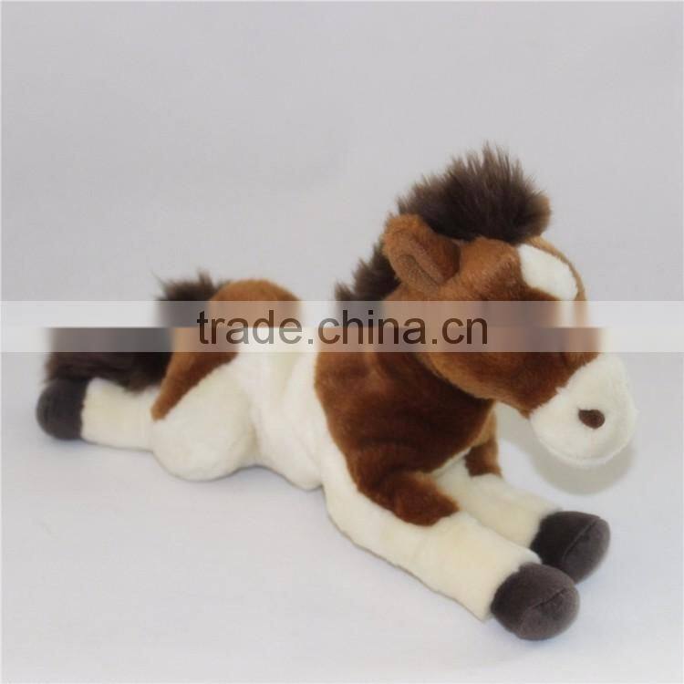 Fancy quality Cute design birthday gift custom plush horse plush horse toy