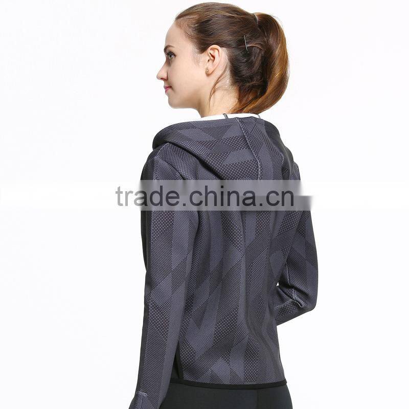 Wholesale Womens Outdoor Yoga Sports Hoodies Fitness Gym Jacket