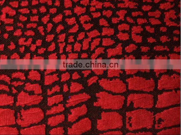 wholesale polyester cotton jacquard fabric knitted for clothing
